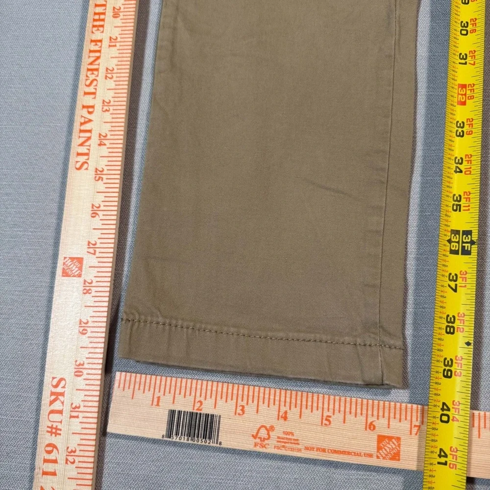 Banana Republic Lived-In‎ Chino Slim Fit Khaki Pants Tan 30x32 Mens